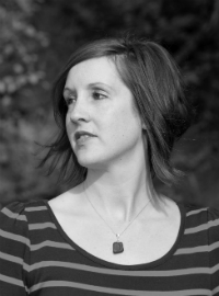 Sarah Gerkensmeyer author photo - black and white