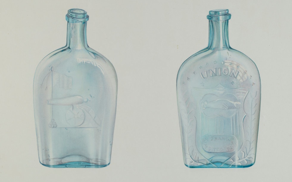 Loraine Makimson - Whiskey Bottle - Courtesy National Gallery of Art, Washington