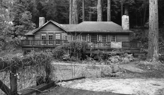 Ken Kesey's former home in La Honda, CA where he hosted the infamous party with the Hell's Angels, Hunter S. Thompson, Allen Ginsburg, and others. 