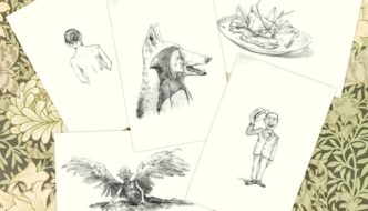 Introducing ​​Story Menagerie: Literary Postcards by Edward Carey