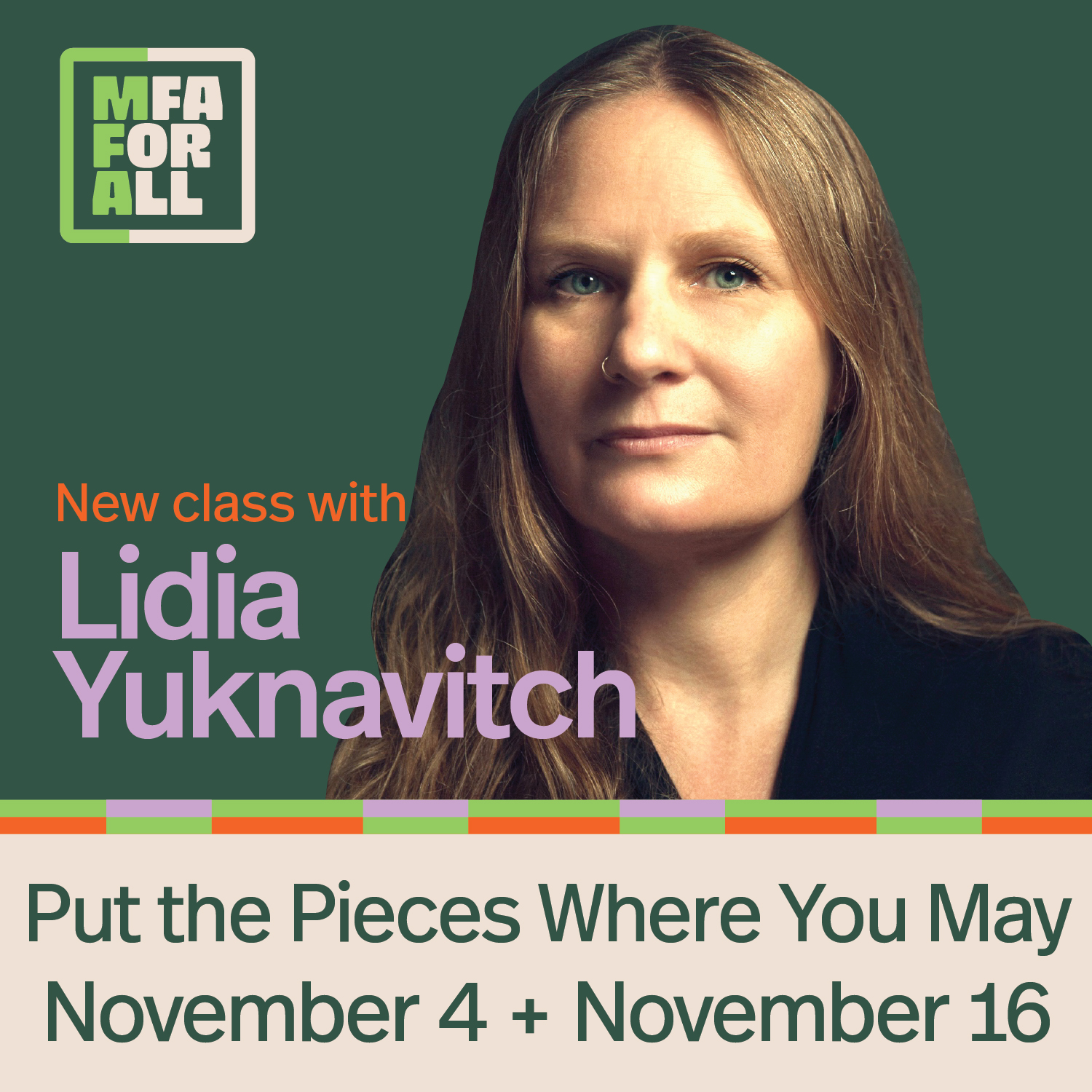 Lidia Yuknavitch, MFA for All